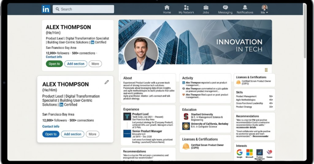 Personal Branding vs Linkedin - professional linkedin profile