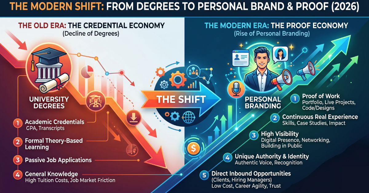 Personal Branding vs Degree
