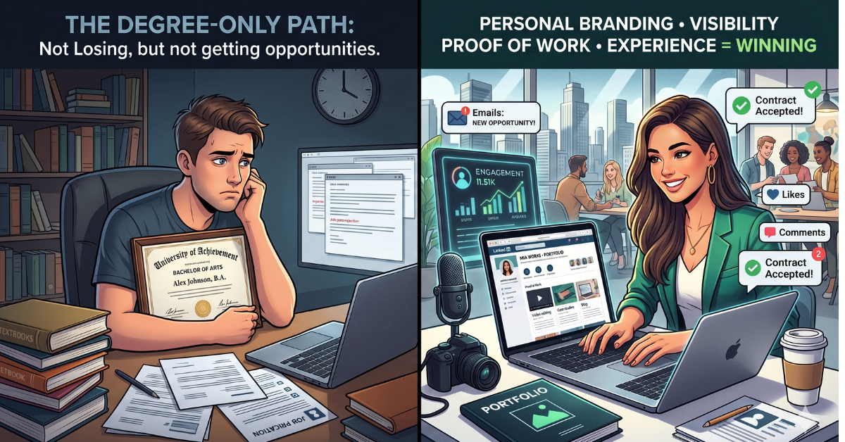 Personal Branding vs Degree